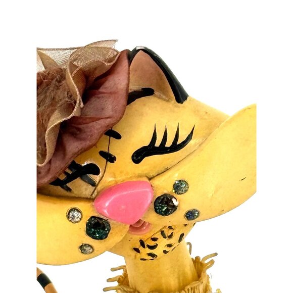 Enesco Fanciful Felines Safari‎ Cat Mixed Prints Slight Flaws - Picture 4 of 8